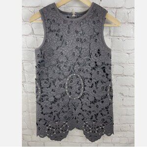Rare MANOUSH Jardin de Roses Embroidered Studded Dress Sz S $715